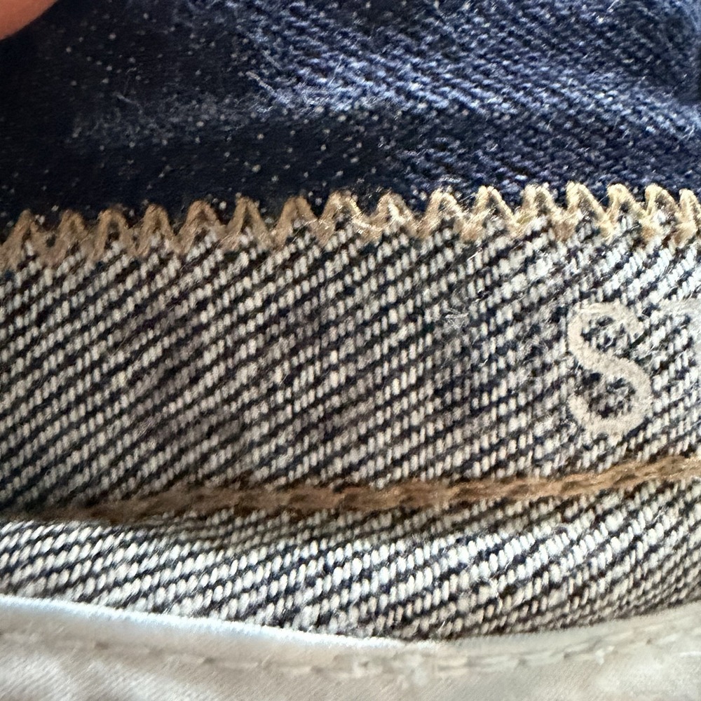 Liz Claiborne Pants 32/30 Denim Blue Jeans Straight Leg Stitching Dark Wash - Picture 3 of 8
